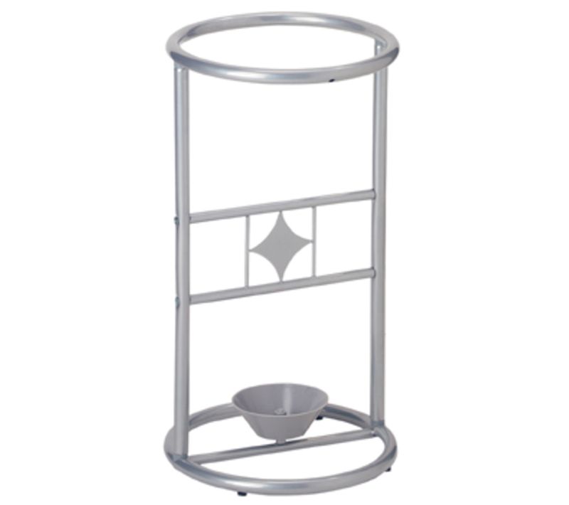 Porte Parapluies Coloris Alu - Dim : H 53 X D 30 Cm