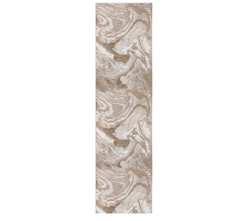 Tapis De Couloir Sire En Polypropylène - Beige - 60x230 Cm
