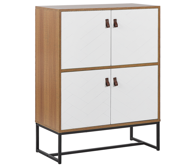 Buffet - Meuble De Rangement Nueva Marron Clair/blanc