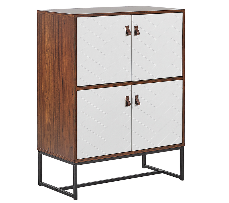 Buffet - Meuble De Rangement Nueva Marron Foncé/blanc