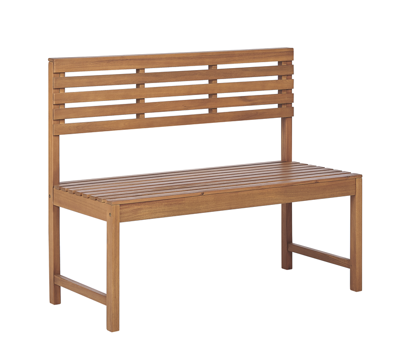 Banc De Jardin - Banc Extérieur - Banquette Treia 110 Cm Acacia Marron