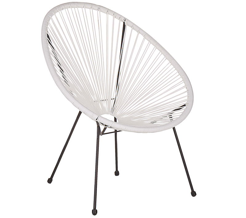 Chaise De Jardin - Chaise D'extérieur Acapulco Ii Blanc