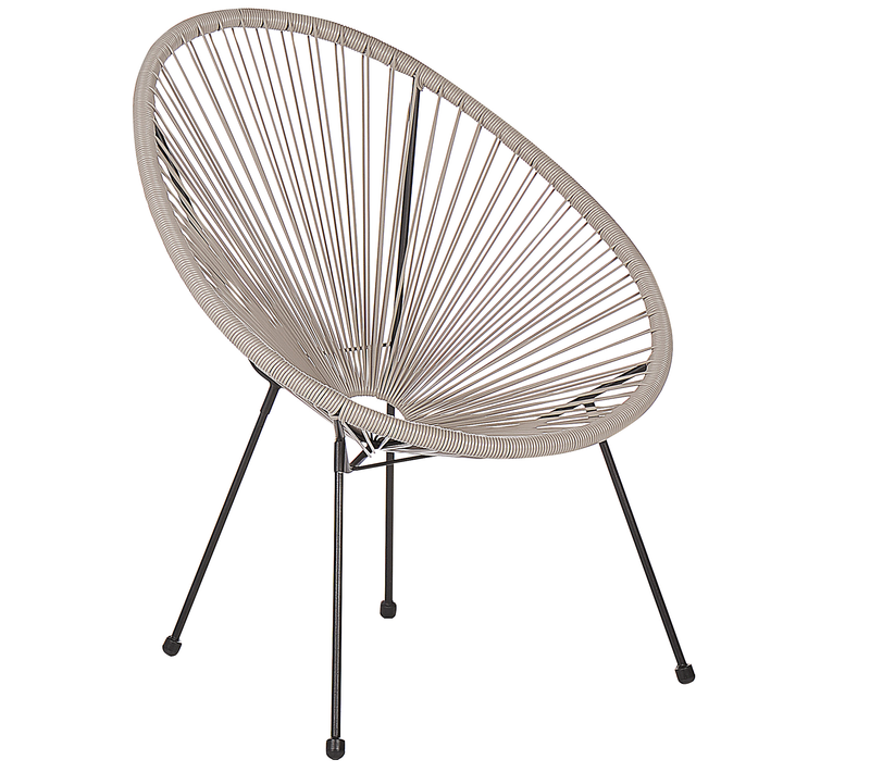 Chaise De Jardin - Chaise D'extérieur Acapulco Ii Gris Clair
