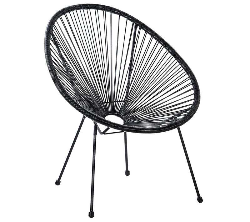 Chaise De Jardin - Chaise D'extérieur Acapulco Ii Noir