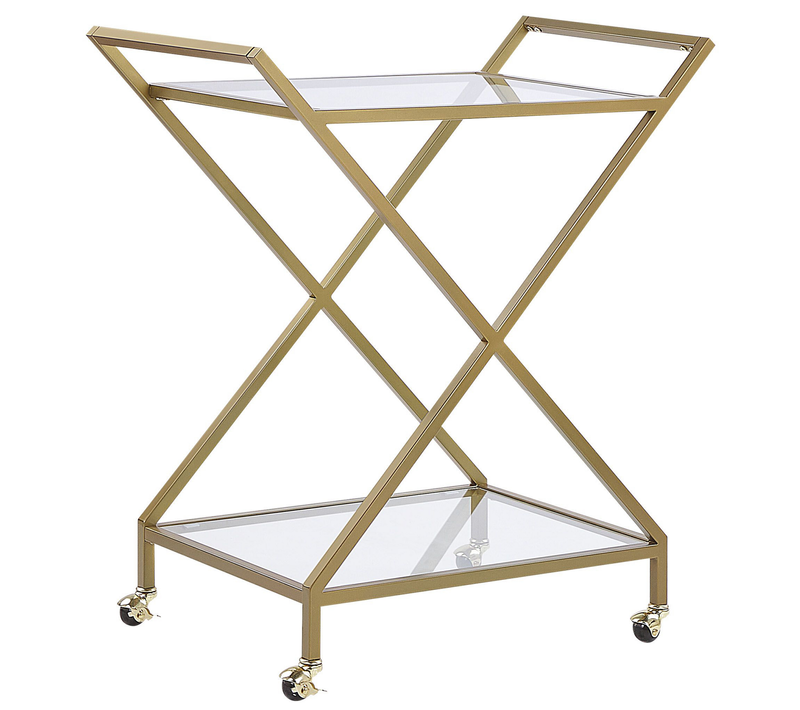 Desserte à Roulettes - Chariot De Cuisine Ivera Métal Transparent