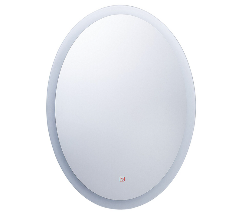 Miroir De Salle De Bain - Miroir Mural LED Viriat 60 Cm 80 Cm Argenté