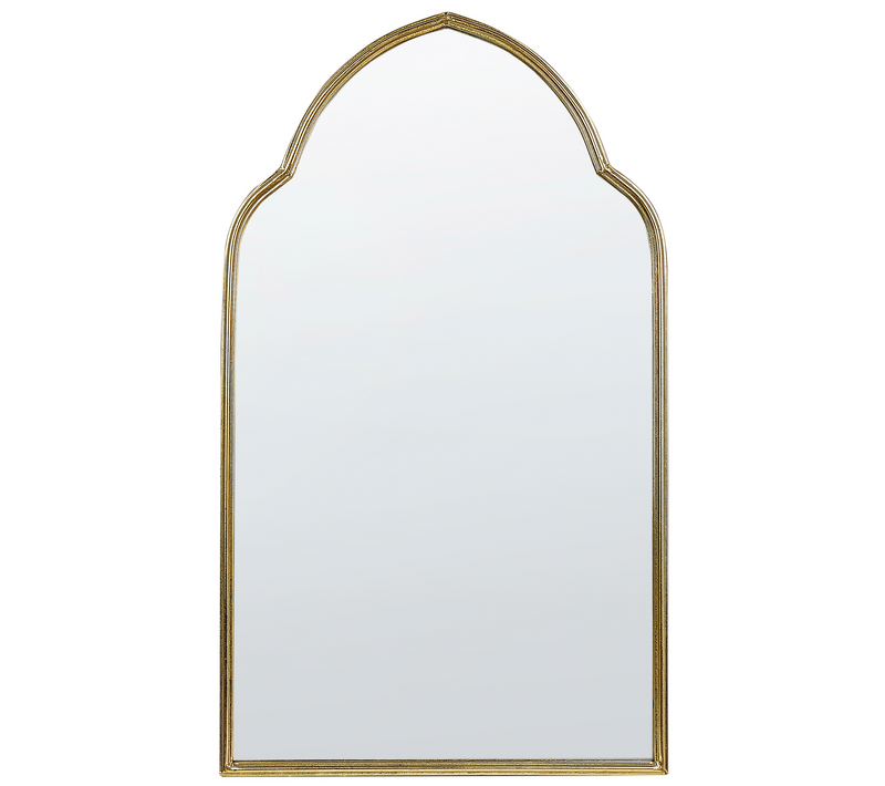 Miroir Mural Miroir Décoratif - Aconchi 58 Cm 100 Cm Métal Doré