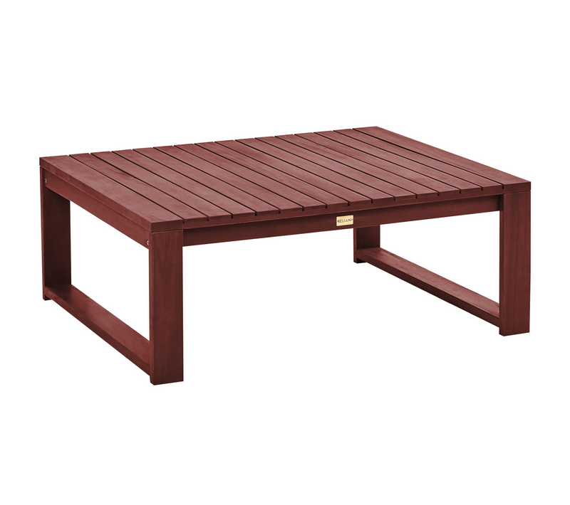 Table Basse - Table De Salon De Jardin Timor 90 Cm 75 Cm Acacia Rouge Foncé