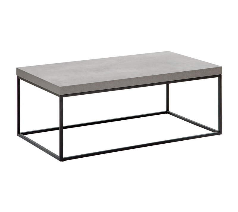 Table Basse - Table De Salon Delano Effet Béton Gris