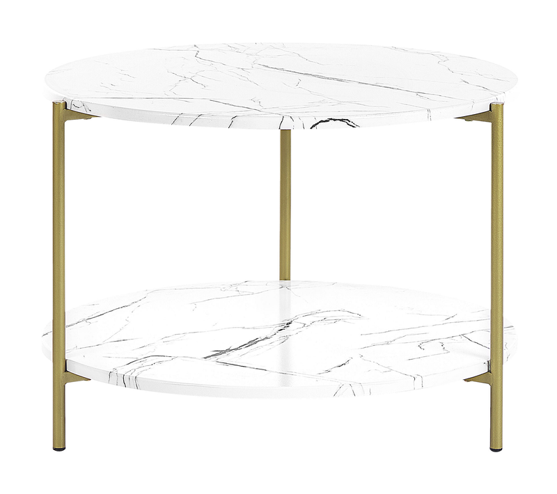Table Basse - Table De Salon Reva Marbre Blanc
