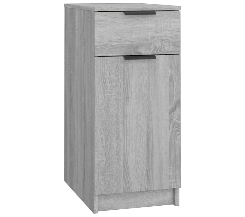 Armoire De Bureau - Rangement Bureau - Meuble Bureau Sonoma Gris 33,5x50x75 Cm Bois D'ingénierie