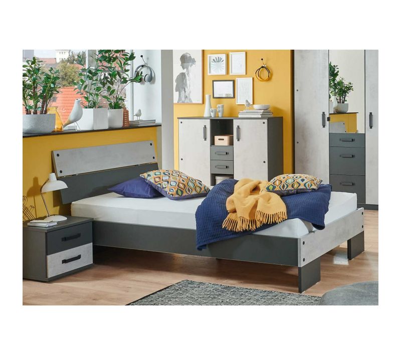 Chambre à Coucher Complète Enfant (lit 140x200 Cm + 1 Chevet + Buffet )