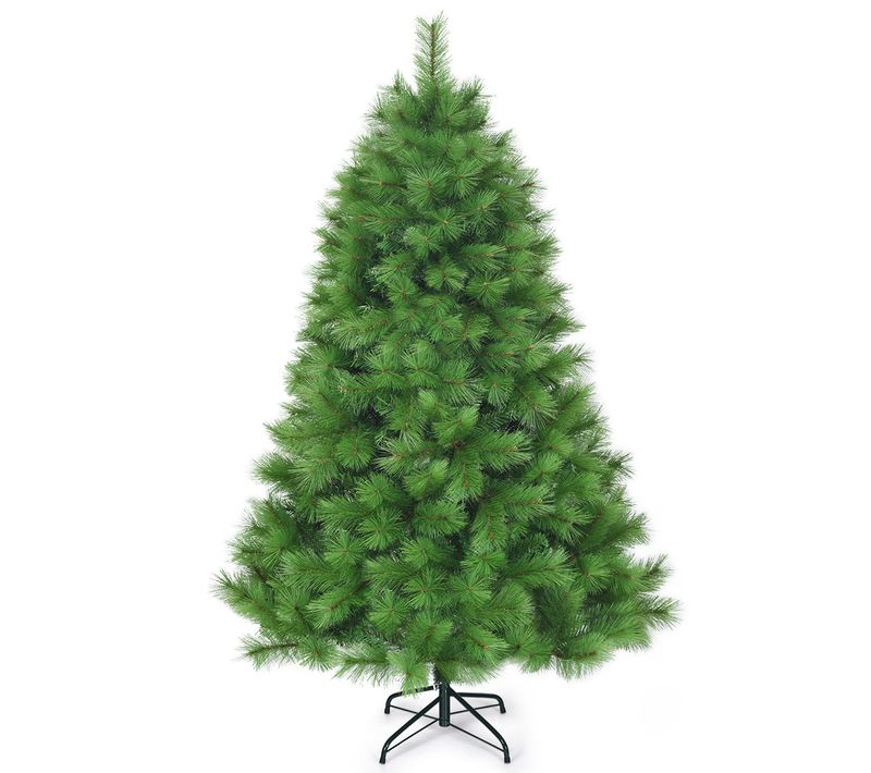 Arbre De Noël Artificiel 180cm Avec 586 Branches Et Support En Fer Sapin De Noël Artificiel