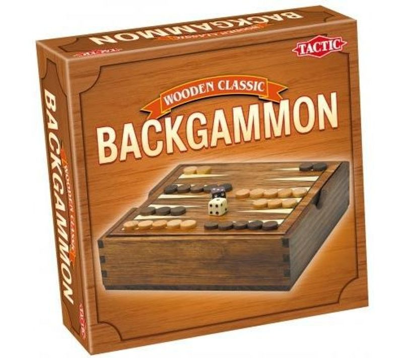 Jeu De Société Backgammon Bois