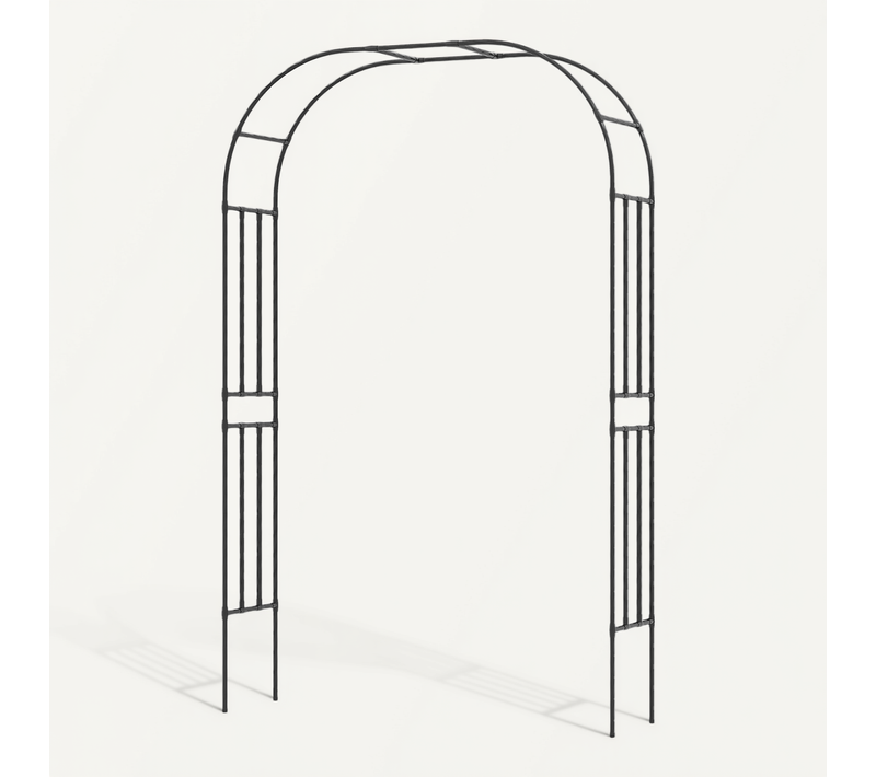 Arche De Jardin Avec Treillis En Métal Pour Plantes Grimpantes Support De Vignes Et Fleurs
