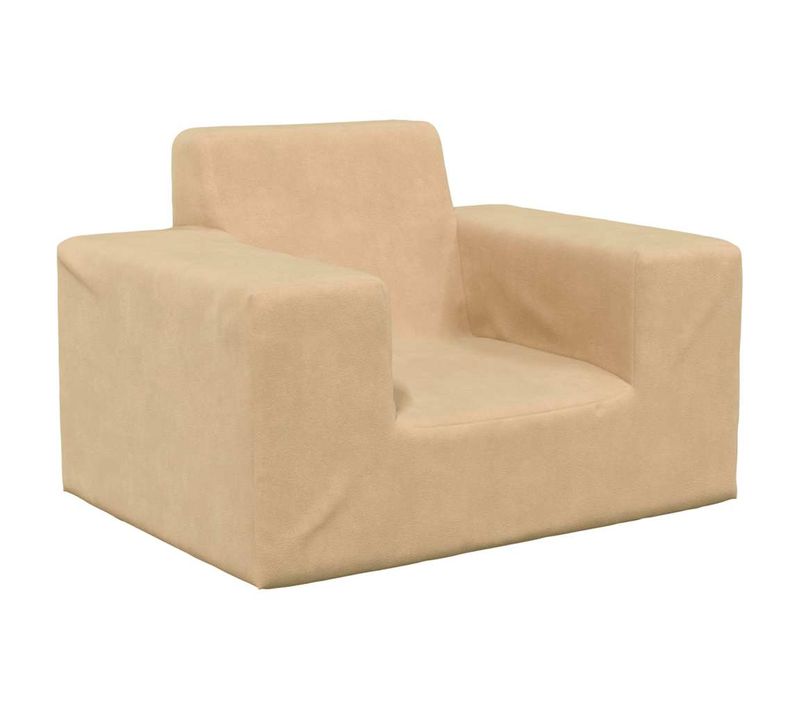 Siège Enfant Canapé Pour Enfants - Crème Peluche Douce Fr35242