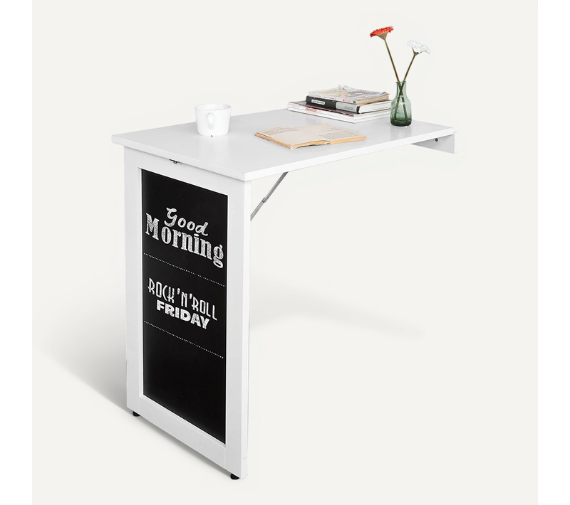 Table Pliable Murale Avec Mémo Board Rabattable, Fwt20-w