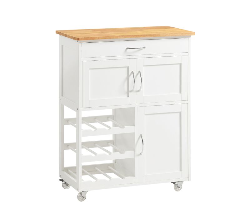Desserte Chariot De Cuisine De Service Roulant, Meuble Armoire De Rangement Cusine,  Fkw45-wn