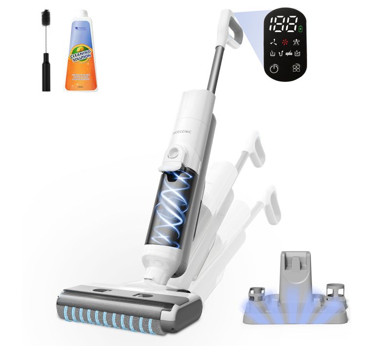 FO10 ULTRA Aspirateur Balai Laveur sans Fil Sec/Humide, Aspiration/Lavage 3 en 1, Autonomie 60min