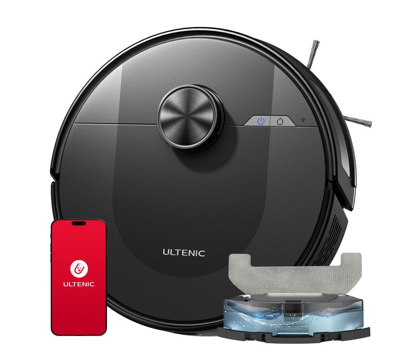 DL10 Robot Aspirateur Laveur – 6000 Pa, Navigation LiDAR, 200Min, Spécial Poils & Moquettes