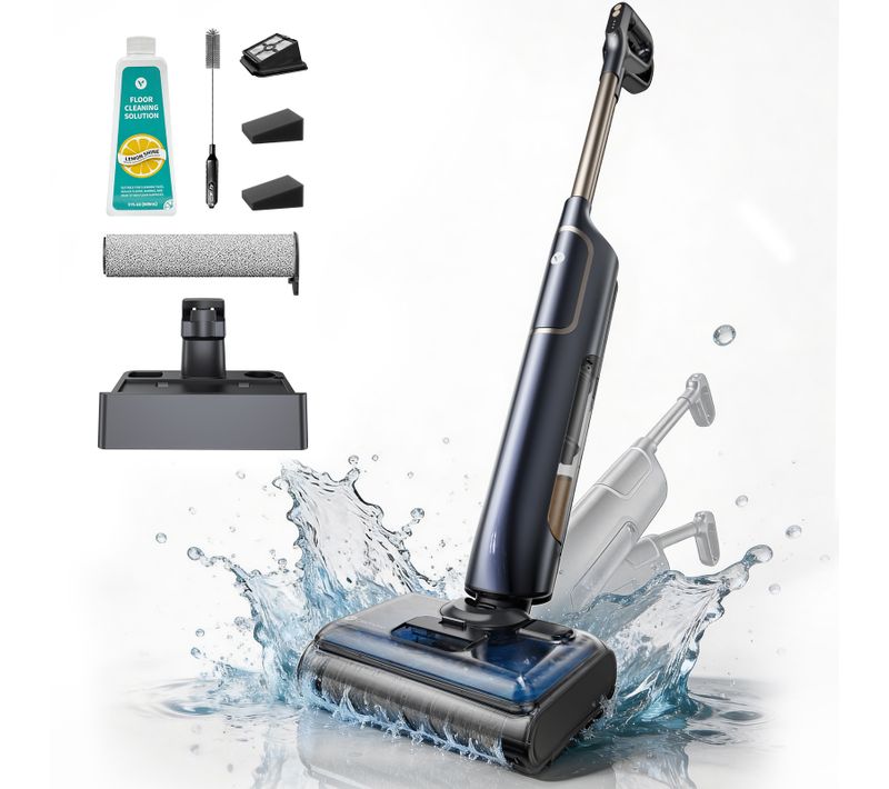 X7 - aspirateur Balai Laveur 70kpa/580w Aspirateur Balai Sans Fil - 65min Autonomie - Écran LED