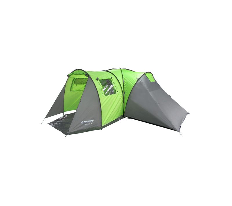 Tente De Camping Familiale 8 Places Torino Kingcamp - Dimensions : 600 X 570 X 203 Cm