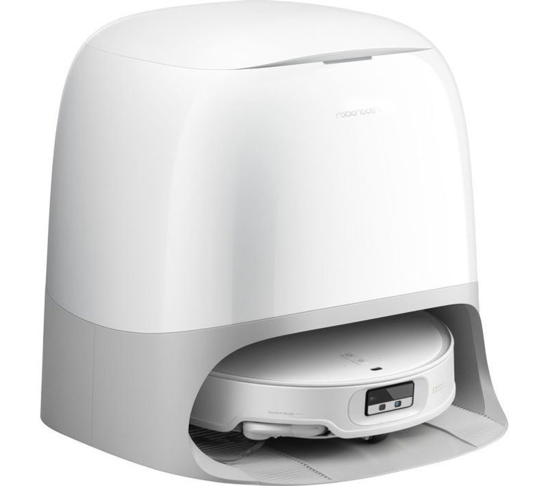 Aspirateur Robot Laveur - Qrevo Curvx - 22 000 Pa - Navigation Retractsense Lidar - Blanc