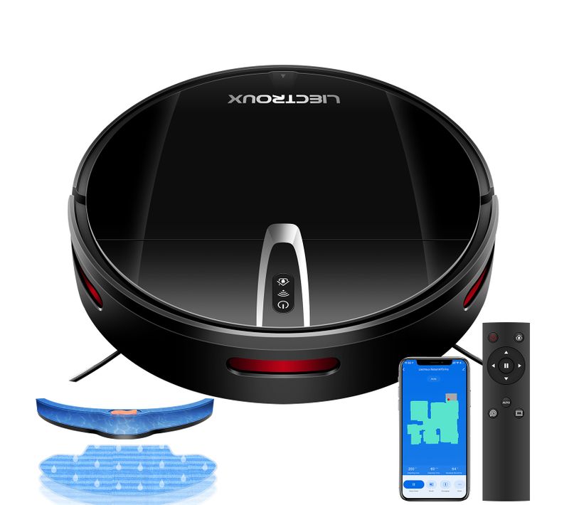 V3S PRO - Aspirateur robot  - 4000 Pa -Gyro - Autonomie 120 mn - Batterie 4400mAh