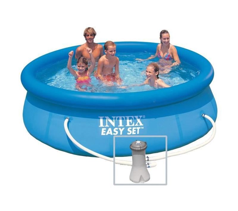 Kit Piscine gonflable Autoportante "Easy Set" 3,05x 0,76m Bleu avec pompe de filtration