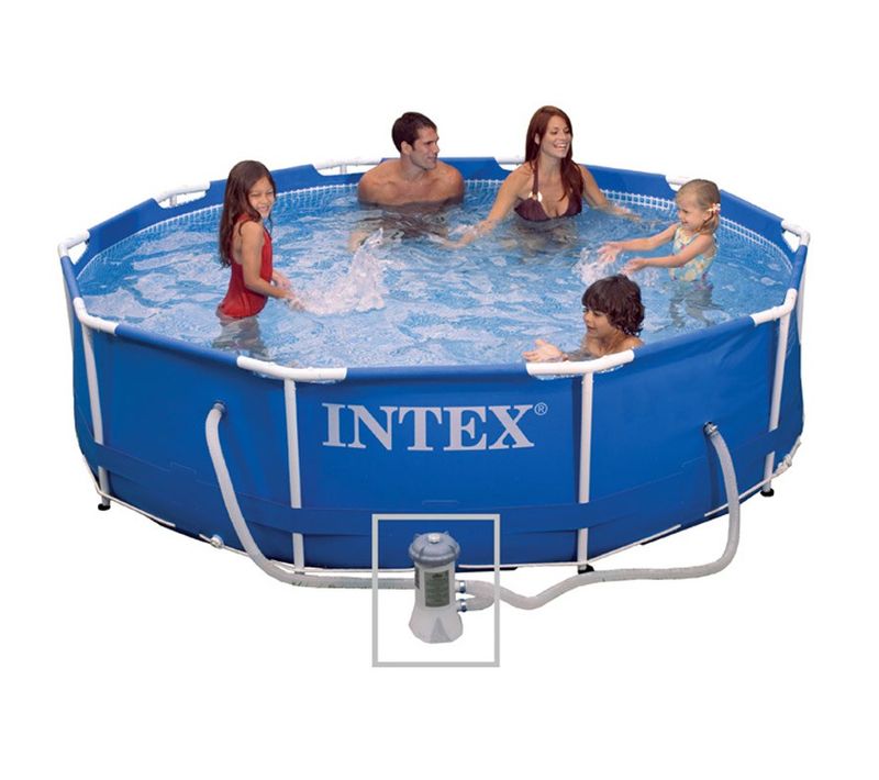 Piscine Tubulaire Metal Frame Ronde 3,05 X 0,76 M Intex