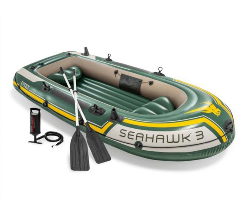 Kit Bateau Gonflable 3 Places Seahawk 3 Avec Rames Et Gonfleur