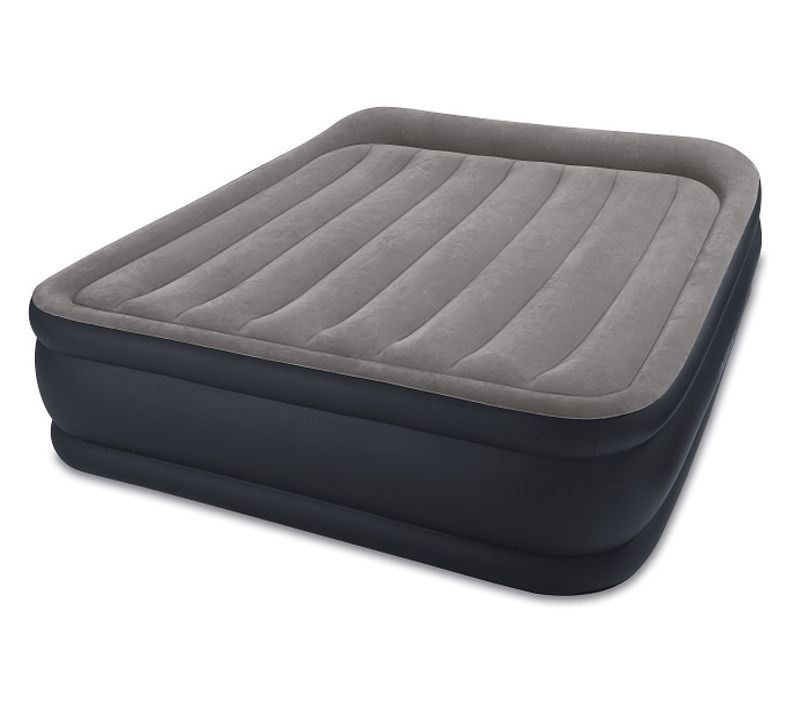 Matelas Gonflable Électrique Deluxe Rest Bed Fiber Tech 2 personnes 152x203x42 cm - Fermeté Réglable