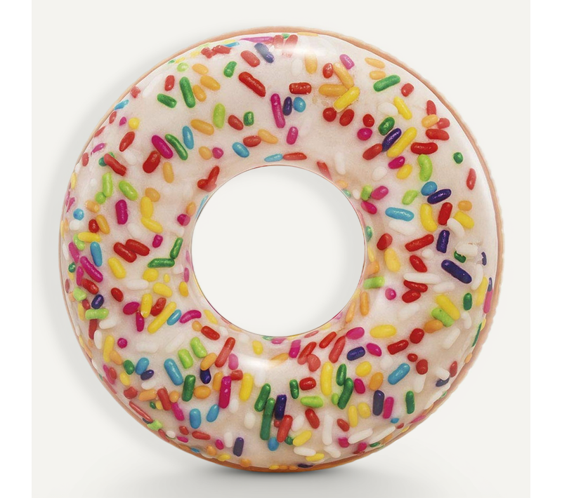 Bouée Géante Gonflable Donut Sucré D 114 Cm