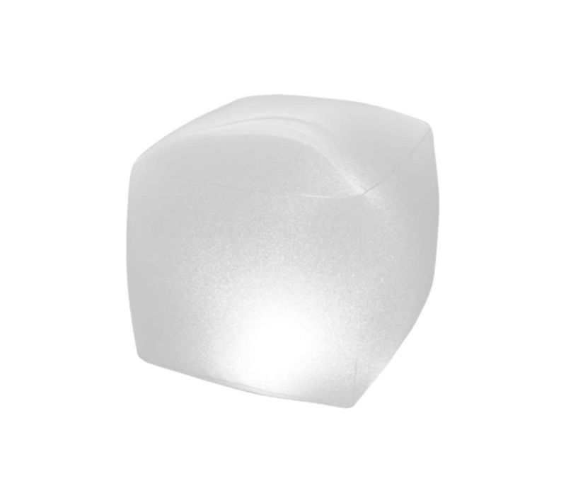 Lampe Cube Lumineux Flottant à LED 4 Couleurs Pour Piscine, Bassin Ou Spa