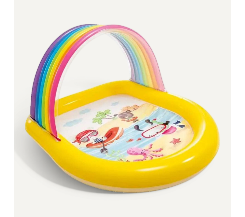 Piscinette Fontaine Arc En Ciel Intex