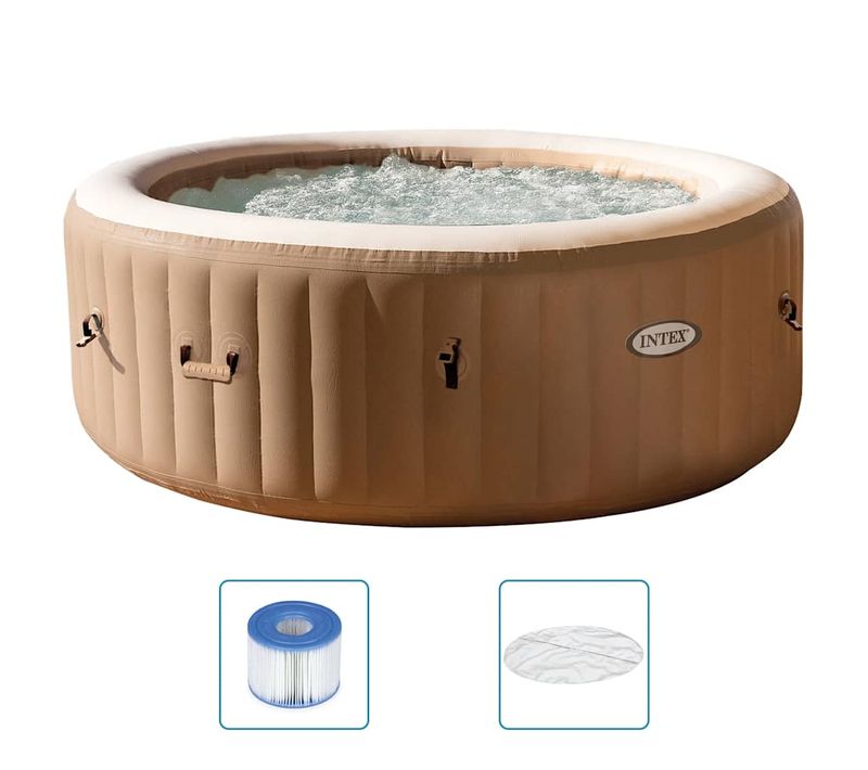 Spa gonflable Rond Purespa Sahara 4 places 196x71 Cm