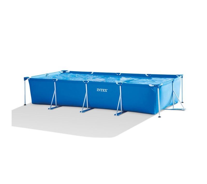 Piscine Tubulaire Métal Frame Junior Rectangulaire 450x220x84cm - Intex - 28274fr