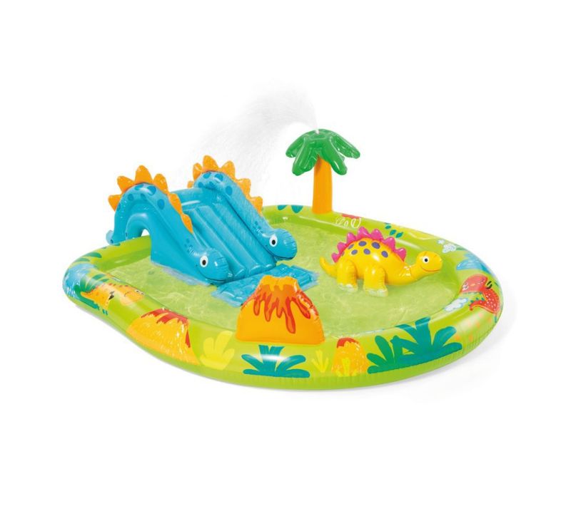 Aire De Jeux Gonflable Petit Dino Intex