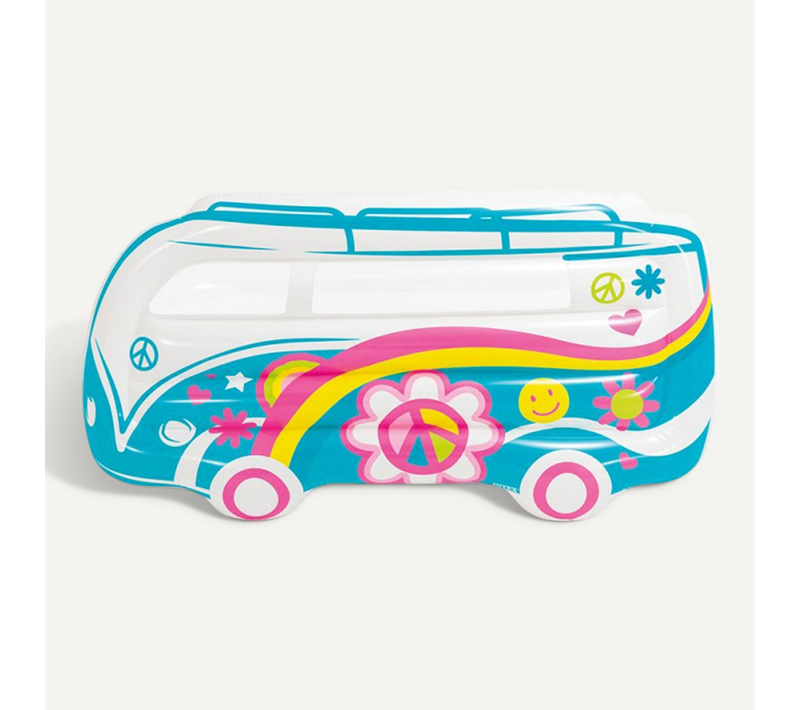 Matelas Gonflable "van 70's" 178cm Multicolore