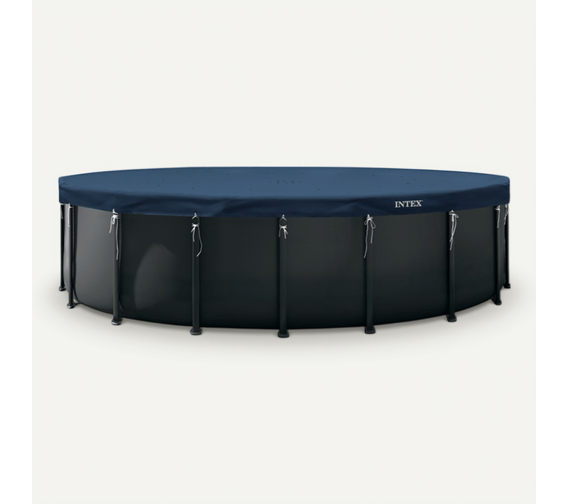 Bâche D'hivernage Ronde Pour Piscine Hors-sol 6,10 M, Retour 20 Cm