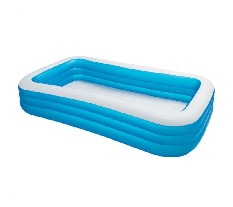 Piscine Gonflable Rectangulaire Family - L. 305 X H. 56 Cm - Bleu