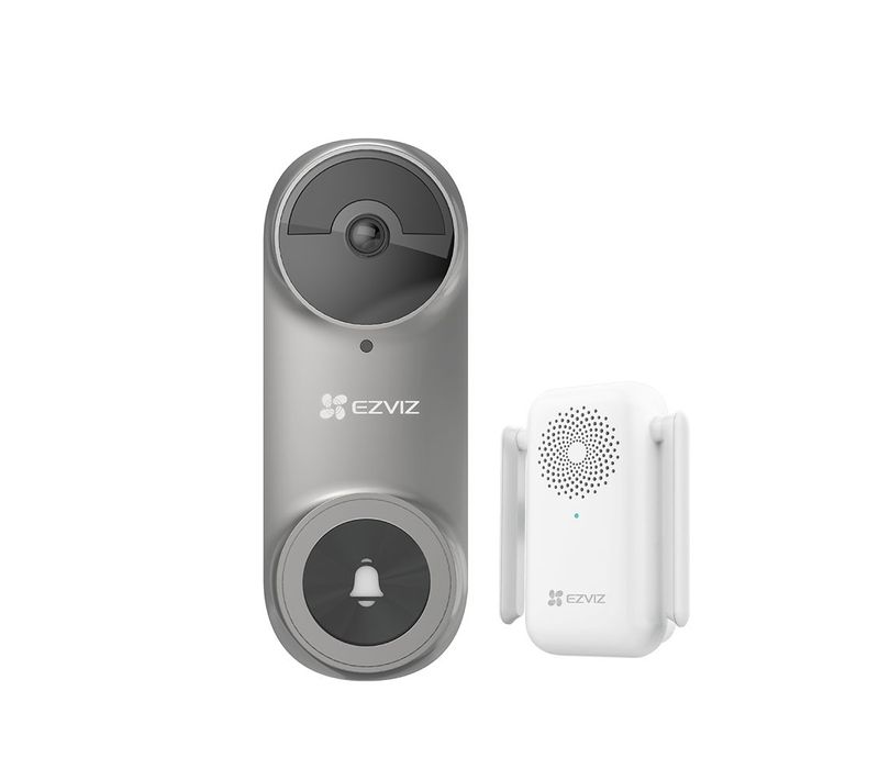 Sonnette Vidéo 3k Rechargeable - 176° Diag., Batterie 5 200 Mah, Ip65