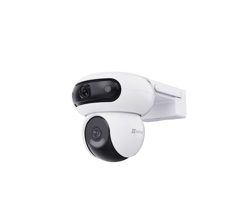 Caméra De Surveillance Extérieure Motorisée Double Lentille 2k, Vision 360°
