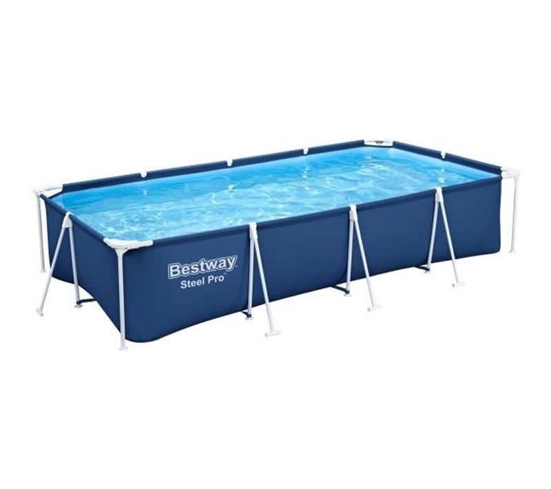 Piscine Hors Sol Tubulaire Steel Pro™ - 400 X 211 X 81 Cm - Rectangulaire