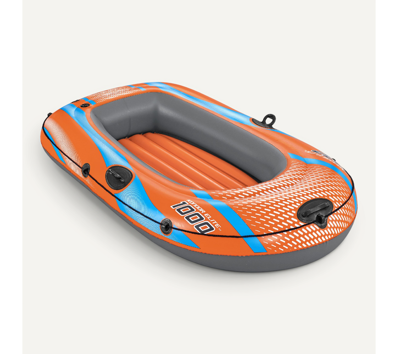 Bateau Gonflable Individuel   Kondor Elite 1000 Raft 162x96x20 Cm Avec Poignées Et Sol Gonflable