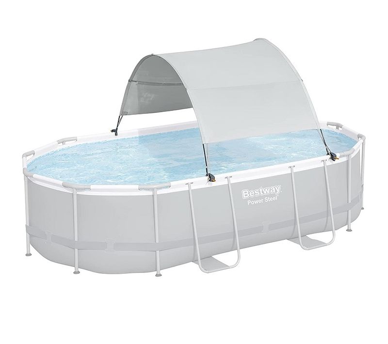 Auvent Pour Piscine Tubulaire Bestway Largeur 2,10 à 3,40 M