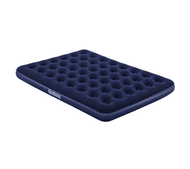 Matelas De Camping Gonflable   Horizon Double 203x152x22 Cm Supporte Jusqu'à 300 Kg Couleur Bleu