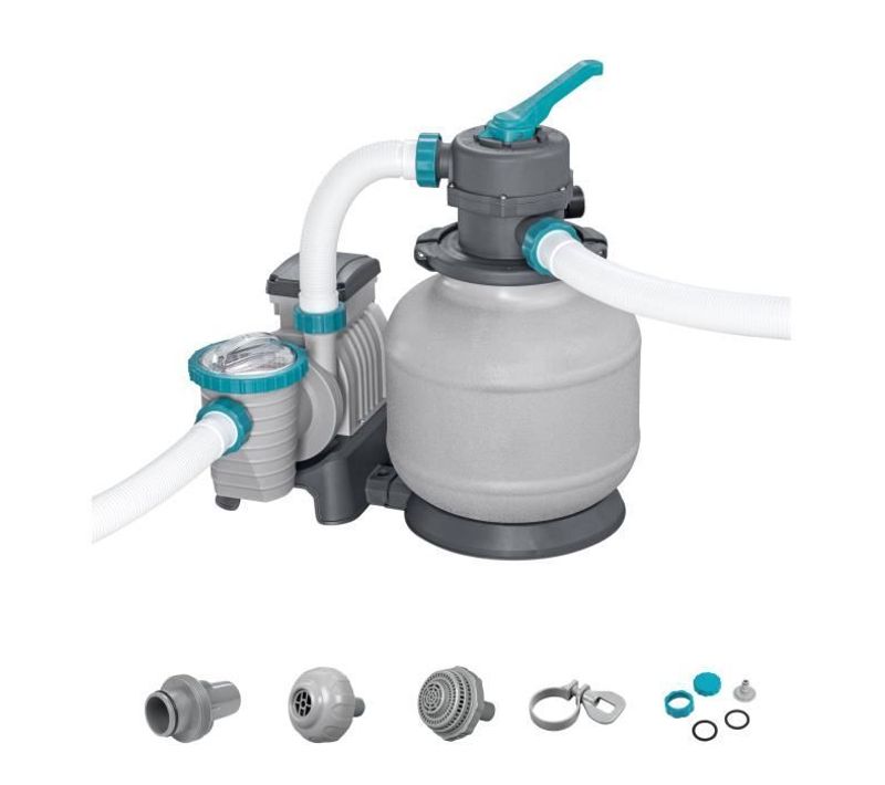 Filtre à Sable / Pompe De Filtration Pour Piscine Jusqu'a 54 M3- - 8 327 L/h - Avec Préfiltre
