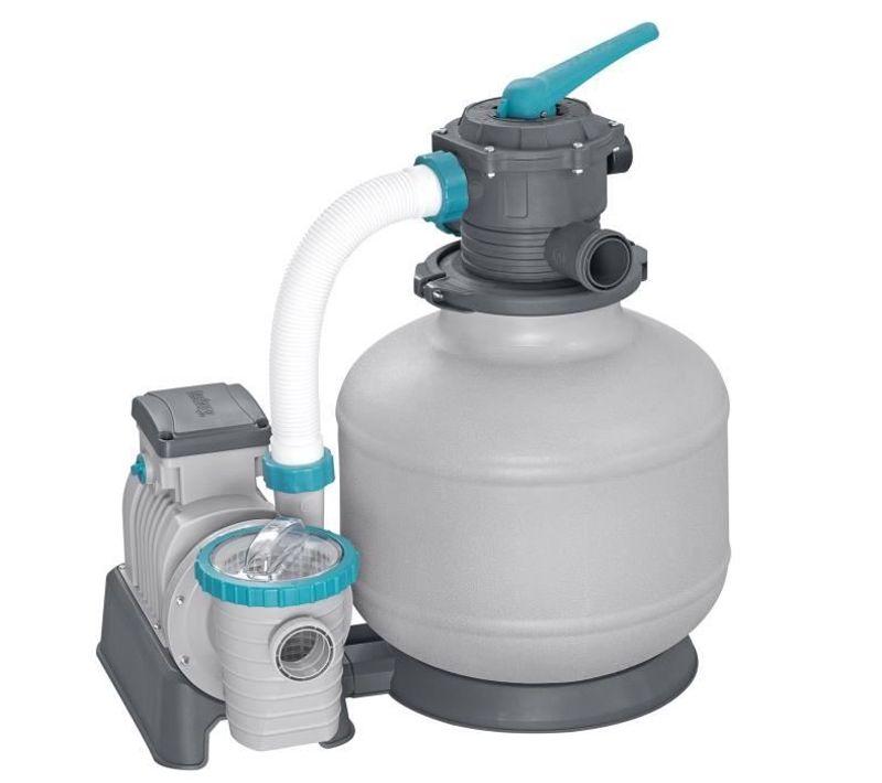 Filtre à Sable / Pompe De Filtration Pour Piscine Jusqu'a 66 M3 - -11 355 L/h - Avec Préfiltre