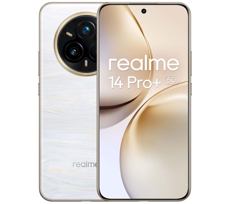 Smartphone 14 Pro+ 5g 17,4 Cm (6.83") Double Sim Android 15 USB Type-c 12 Go 512 Go 6000 Mah Perle